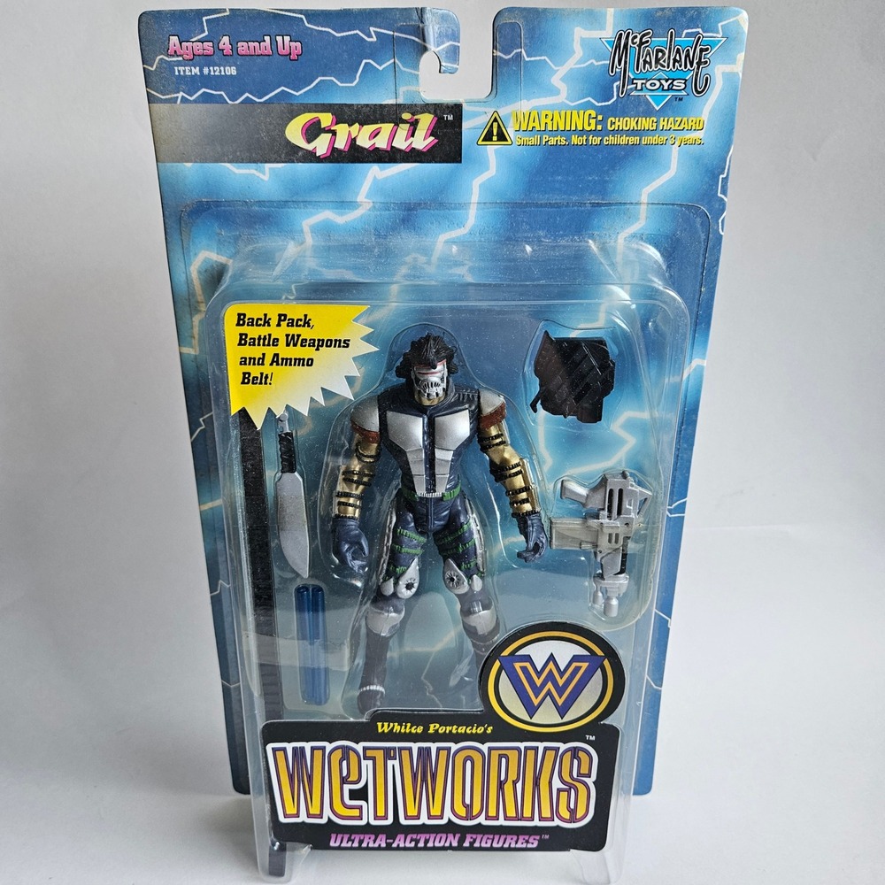 McFarlane Toys Wetworks Series 1 Grail Action Figure Whilce Portacio 1995 NIB